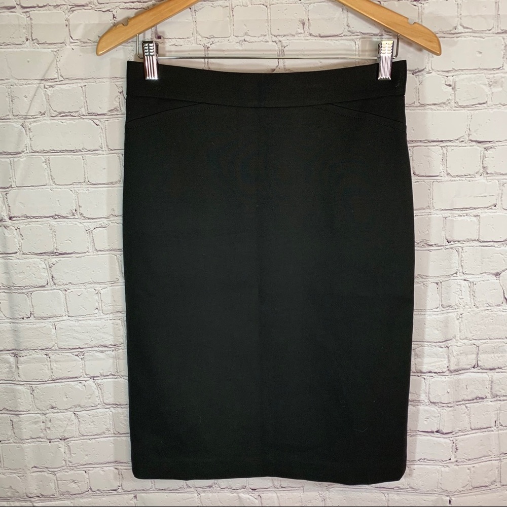 LOFT Black Pencil Skirt size 4